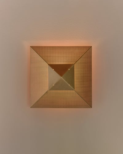 Pyramid Sconce